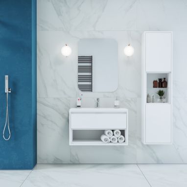 EXCELLENT Тумба с умывальником подвесная Tuto (MLCE.0101.3617.600.WHWH)